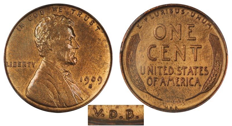 1909-S VDB Lincoln Wheat Penny