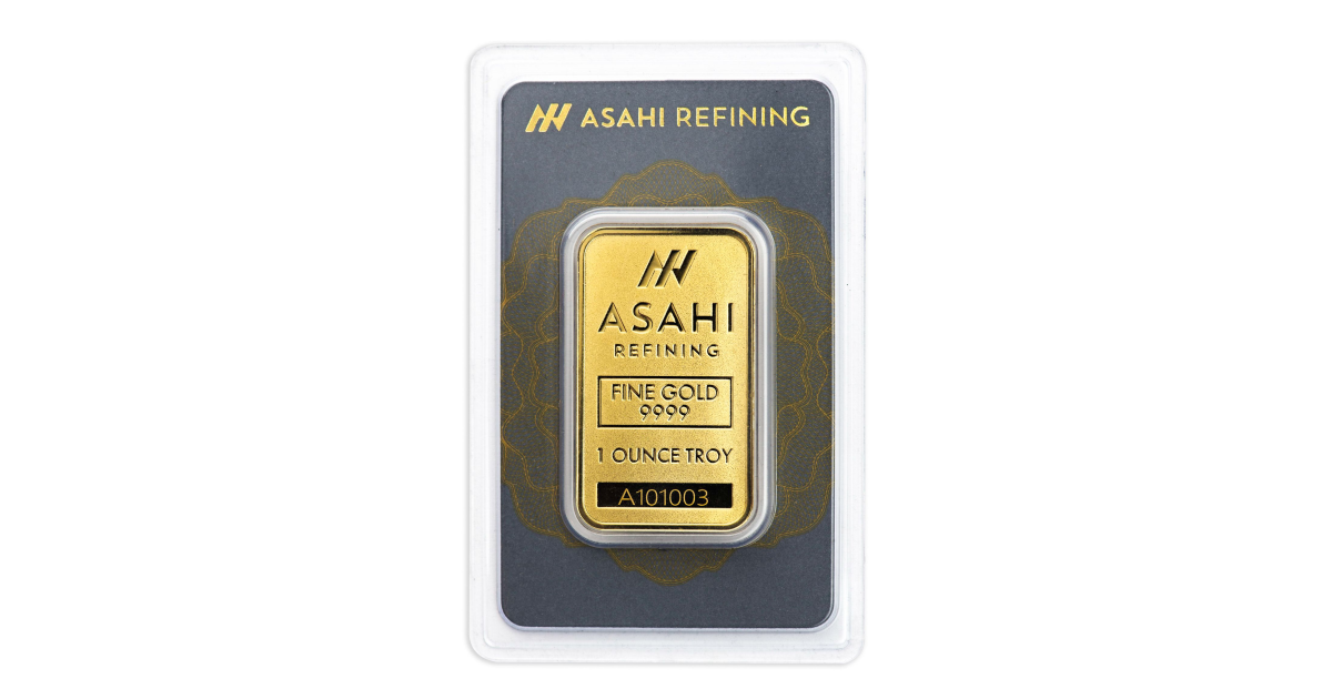 1 OZ GOLD BAR ASAHI