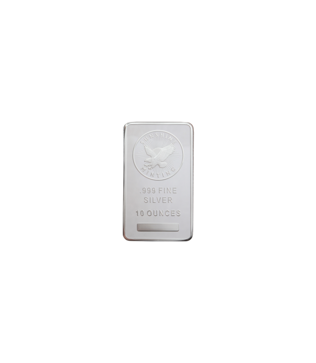 10 OZ SILVER BAR VARIOUS BRANDS