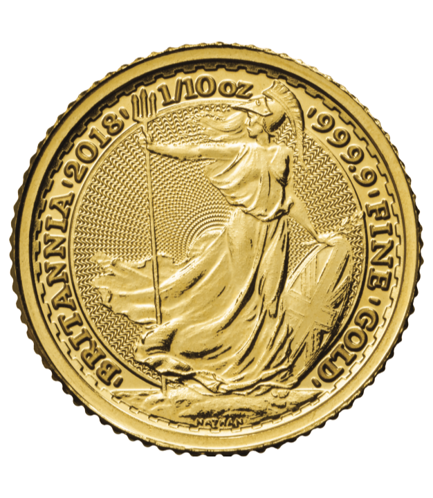 1/10 OZ GREAT BRITAIN GOLD BRITANNIA