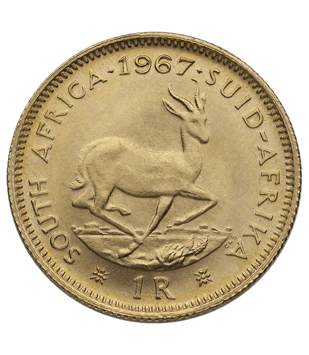 1 RAND SOUTH AFRICAN GOLD COIN