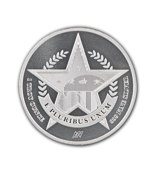 1 oz Liberty Bell Silver Round Asahi Mint .999 Fine