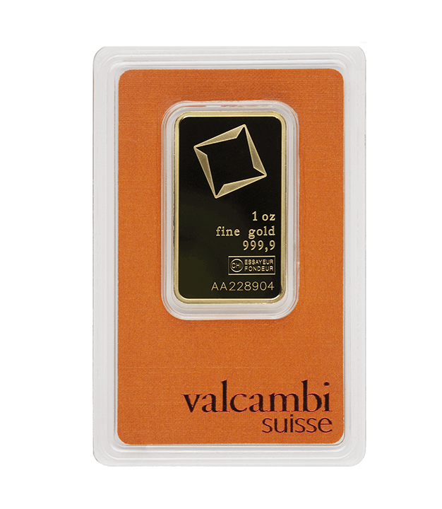 1 OZ GOLD BAR VALCAMBI