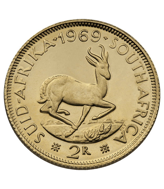 2 RAND SOUTH AFRICAN GOLD COIN