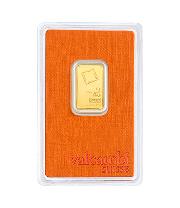 5 GRAM GOLD BAR VALCAMBI