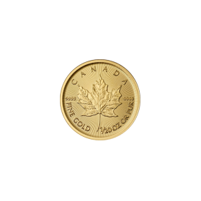1/20 OZ CANADIAN GOLD MAPLE LEAF (sealed)