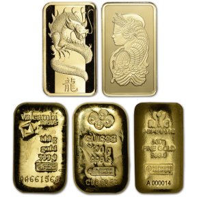 100 GRAM GOLD BAR RANDOM BRAND