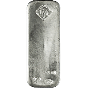 100 OZ SILVER BAR JOHNSON MATTHEY