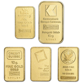 10 GRAM GOLD BAR RANDOM BRAND
