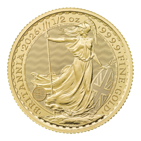 2026 1/2 OZ GREAT BRITAIN GOLD BRITANNIA