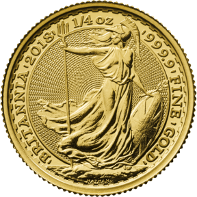 1/4 OZ GREAT BRITAIN GOLD BRITANNIA