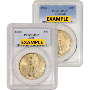 1 OZ AMERICAN GOLD EAGLE PCGS MS69