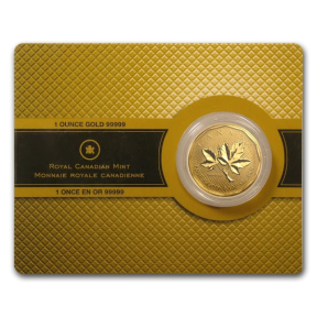 2008 1 OZ CANADIAN GOLD MAPLE LEAF .99999 FINE