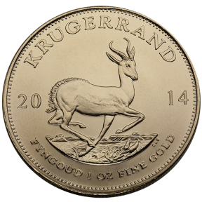 1 OZ S. AFRICAN GOLD KRUGERRAND - BETTER COINS