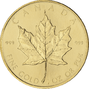 1 OZ CANADIAN GOLD MAPLE LEAF
