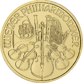 1 OZ AUSTRIAN GOLD PHILHARMONIC