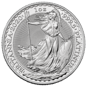 1 OZ GREAT BRITAIN PLATINUM BRITANNIA YEARS VARY