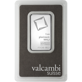 1 OZ PLATINUM BAR VALCAMBI