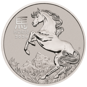 2026 1 OZ PERTH MINT PLATINUM HORSE (LUNAR SERIES)