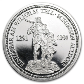 1 OZ SWISS PLATINUM THALER