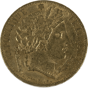 20 FRANC CERES GOLD COIN