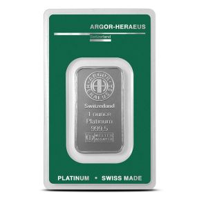 1 OZ PLATINUM BAR ARGOR-HERAEUS