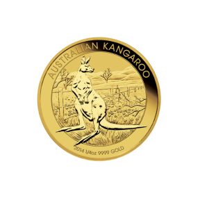 1/4 OZ AUSTRALIAN GOLD KANGAROO (IN PLASTIC)