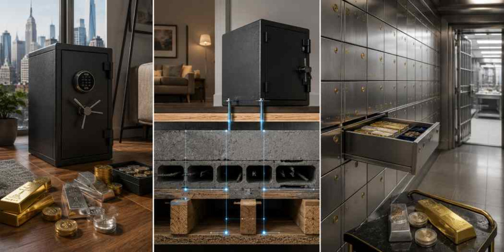 Home Safe NYC Apartment vs Bank Box Storage for Bullion