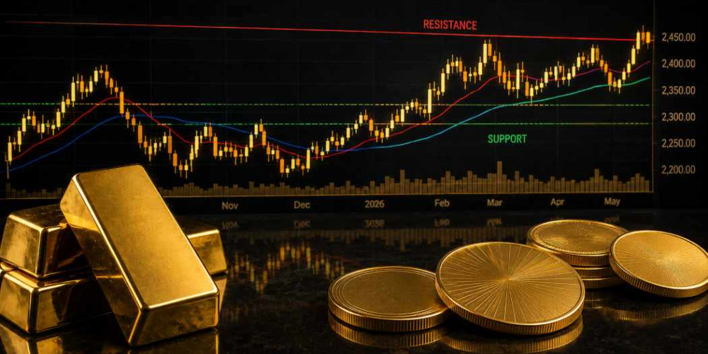 How to Read a Gold Price Chart: Support, Resistance, and MAs