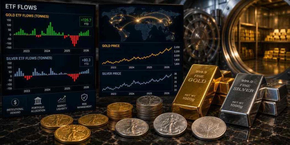 Gold ETF Flows and Silver Demand in Metals Markets