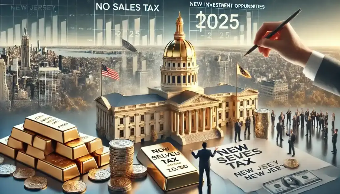 New Jersey Eliminates Sales Tax on Precious Metals Over $1,000