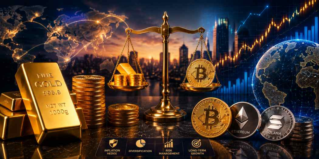 Cryptocurrency and Gold: Portfolio Diversification Strategies