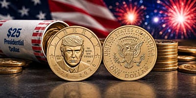 250,000 July 4th Privy Trump Dollars Are Hidden in Mint Rolls & Bags
